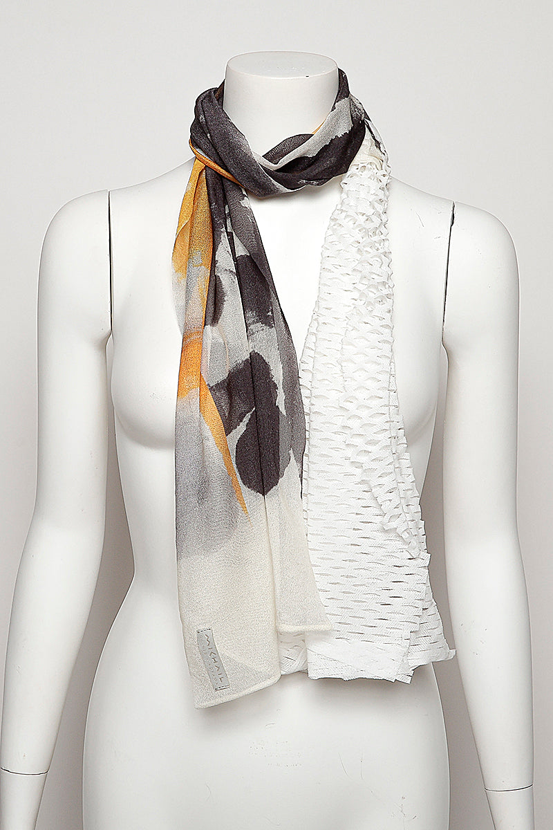 MONO CORNICE SCARF［SILK］ MIX COLOR