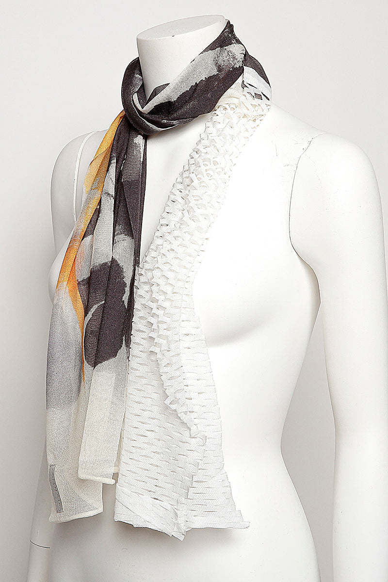 MONO CORNICE SCARF［SILK］ MIX COLOR