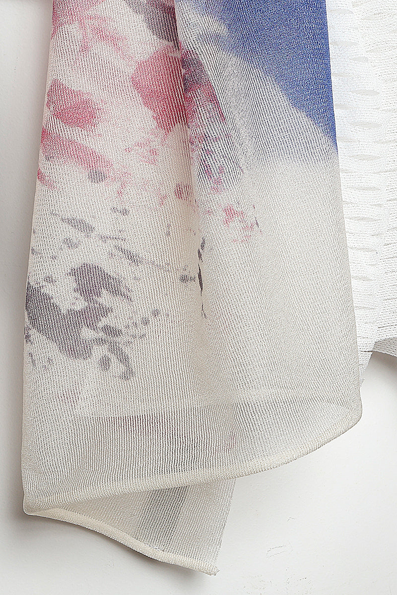 MONO CORNICE SCARF［SILK］ MIX COLOR