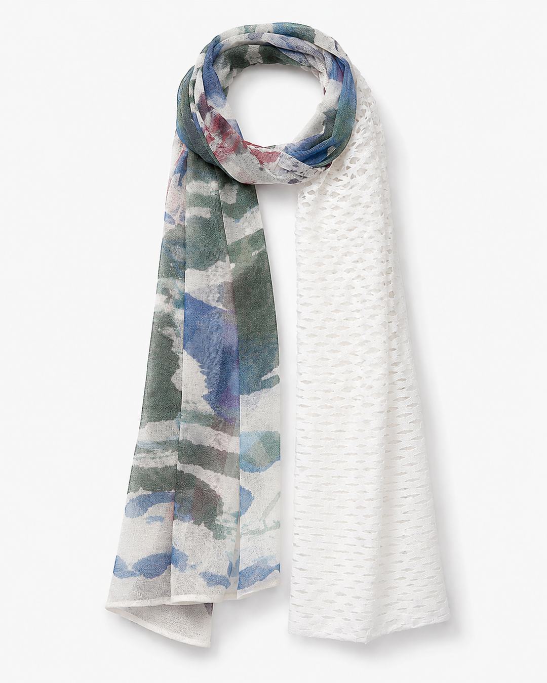 MONO CORNICE SCARF［SILK］ MIX COLOR