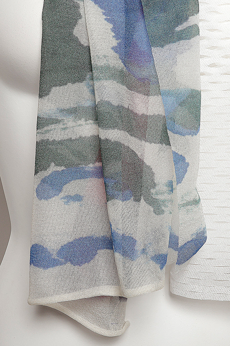 MONO CORNICE SCARF［SILK］ MIX COLOR
