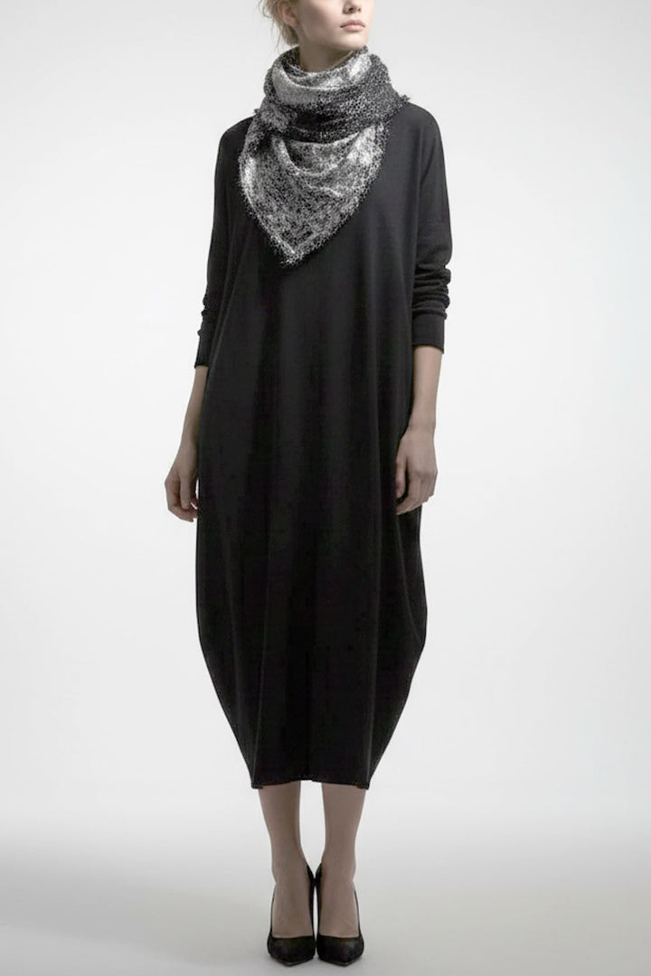 SILK NEEDLE PUNCH SLIM SCARF［WOOL］