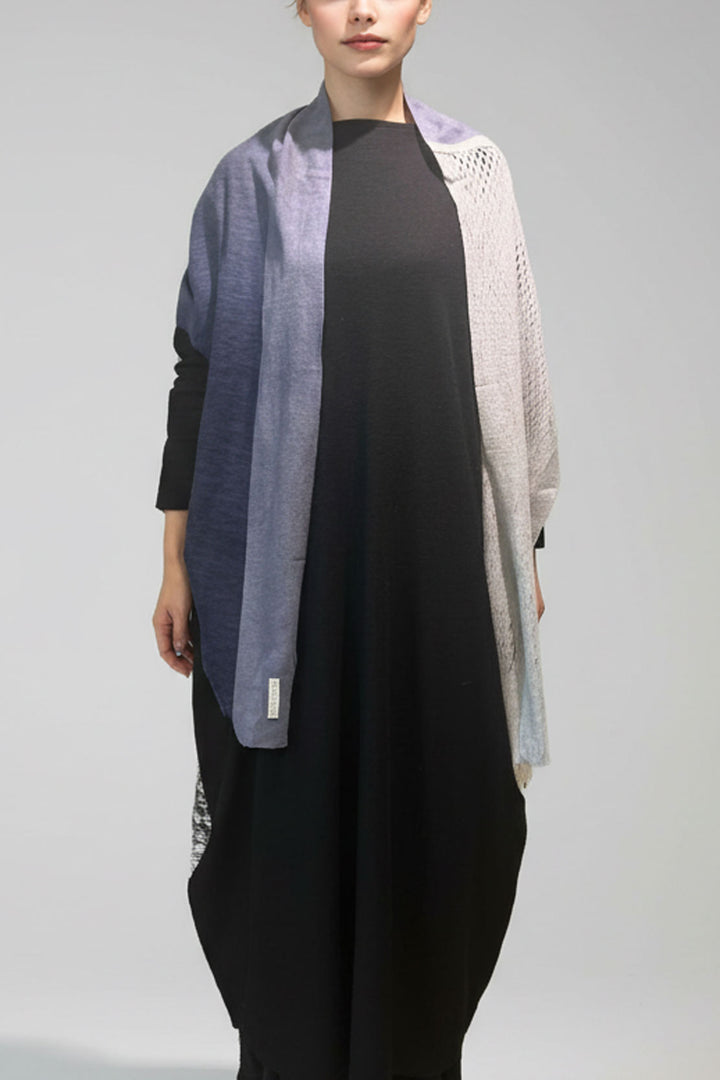 GRADATION SLIM SCARF［WOOL］