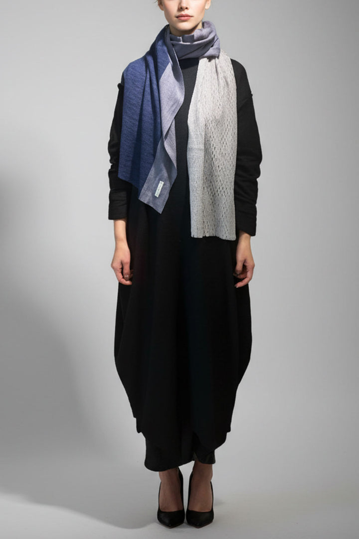 GRADATION SLIM SCARF［WOOL］