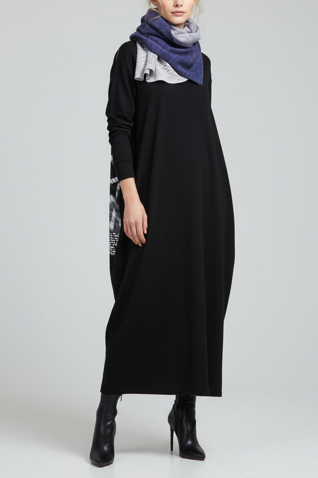 GRADATION SLIM SCARF［WOOL］