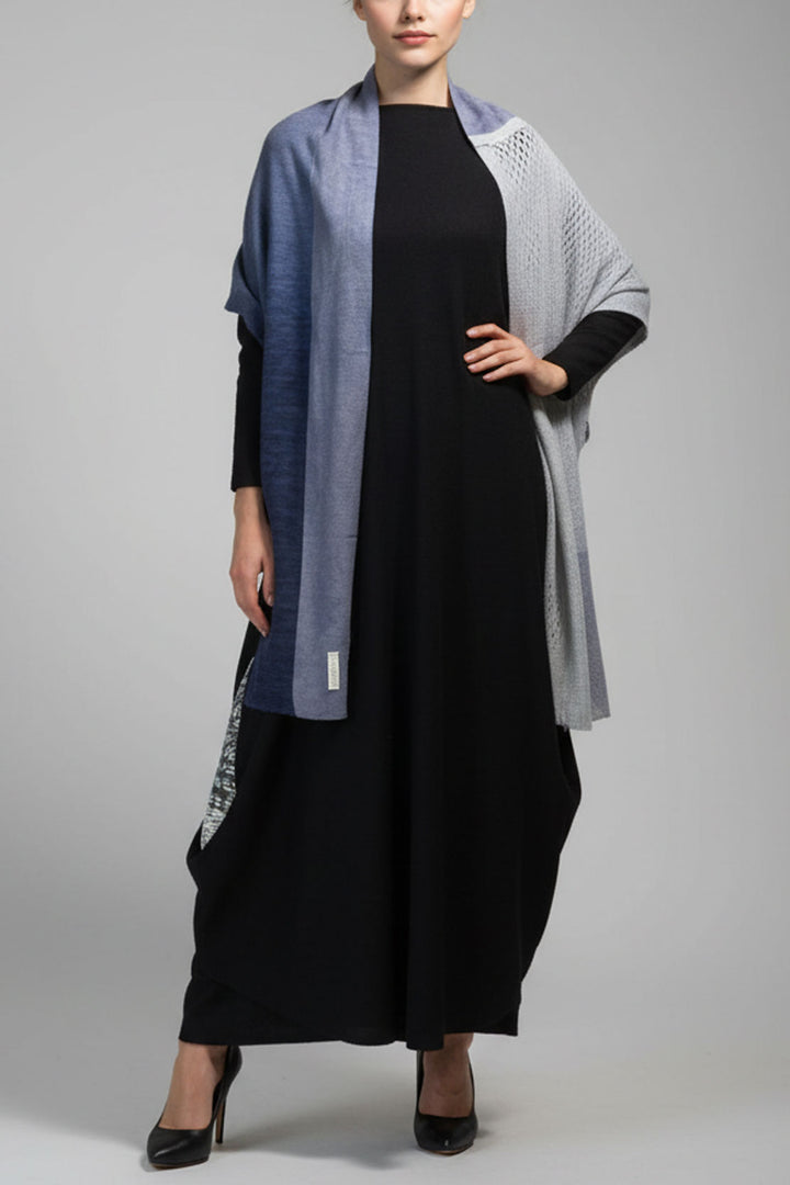 GRADATION SLIM SCARF［WOOL］