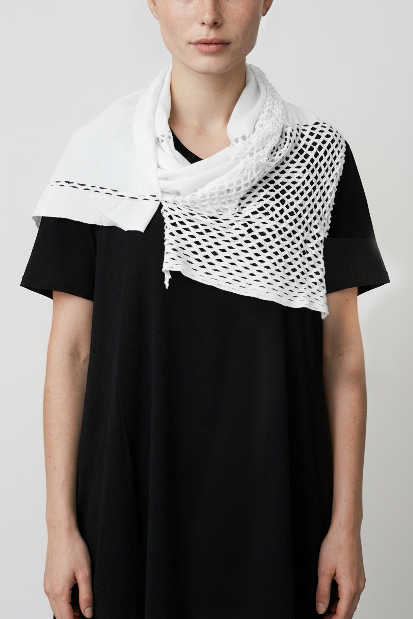 WABI CORNICE SCARF［COTTON］