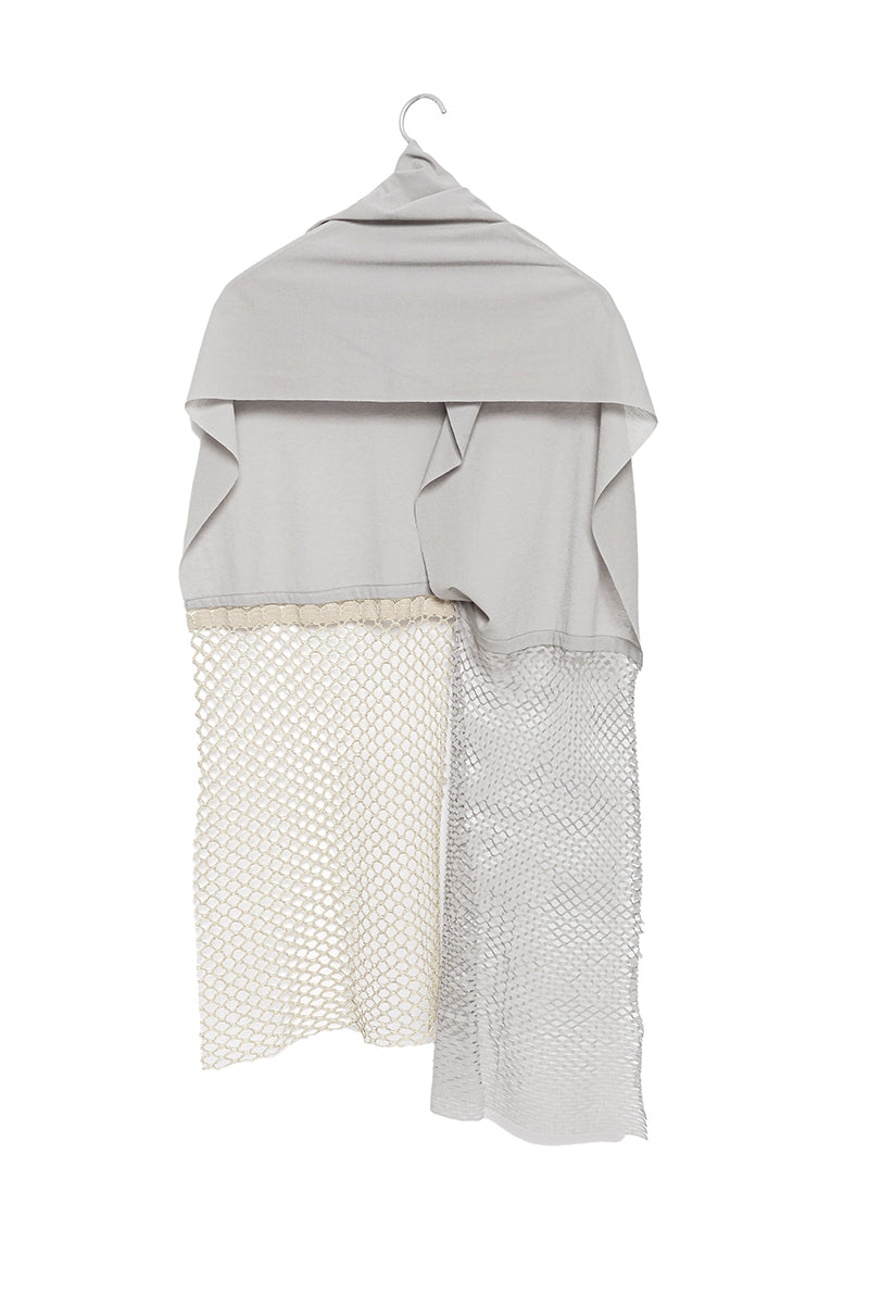 FAIRLY SCARF［COTTON］SILVER GRAY