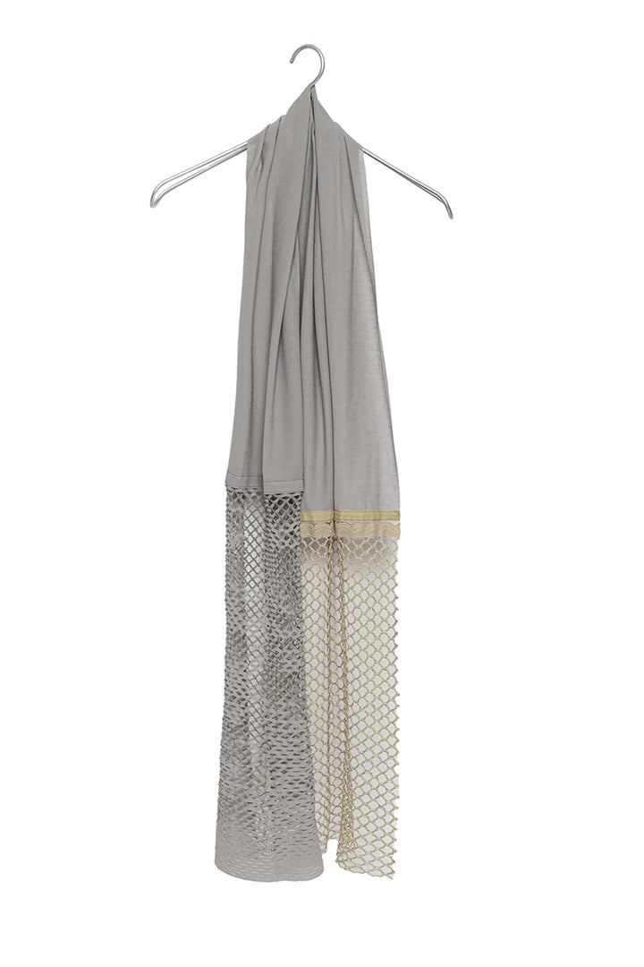 FAIRLY SCARF［COTTON］SILVER GRAY