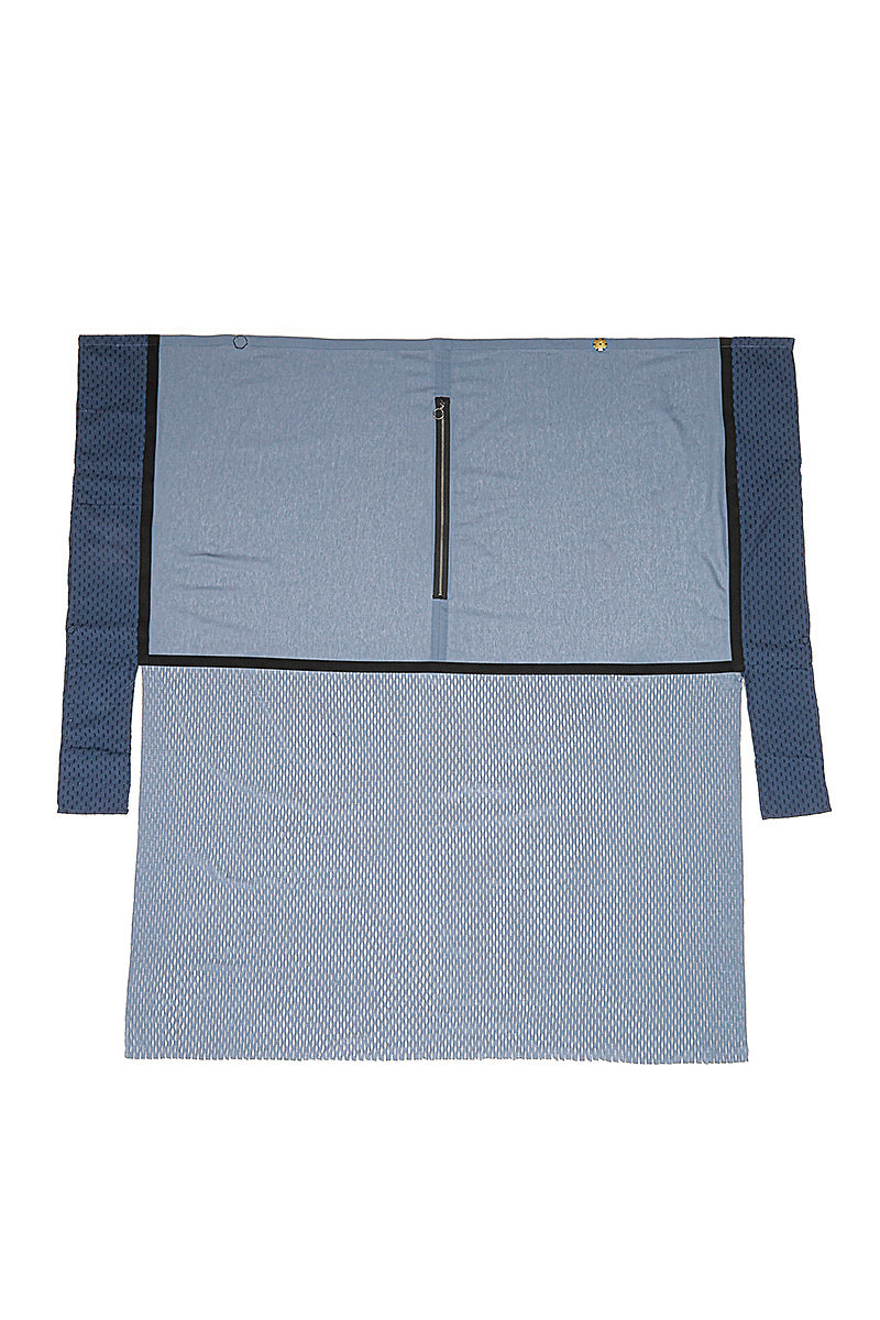 MIX PONCHO DRESS［COTTON］