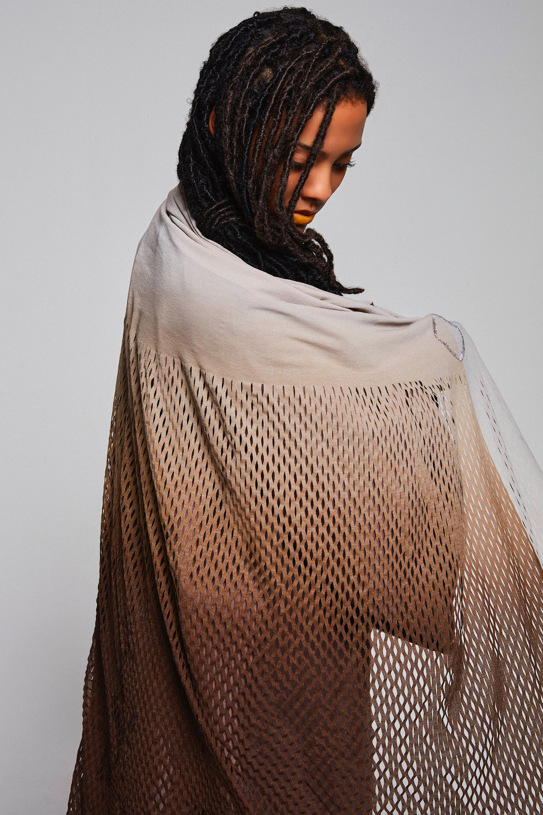 PLAIN CORNICE STOLE［COTTON］GRADATION