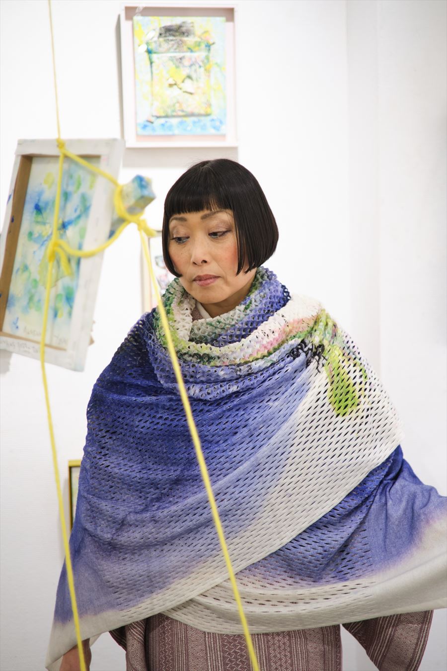 PLAIN CORNICE STOLE［WOOL］YOSHIO NAKAJIMA