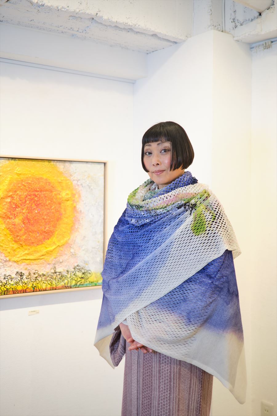PLAIN CORNICE STOLE［WOOL］YOSHIO NAKAJIMA