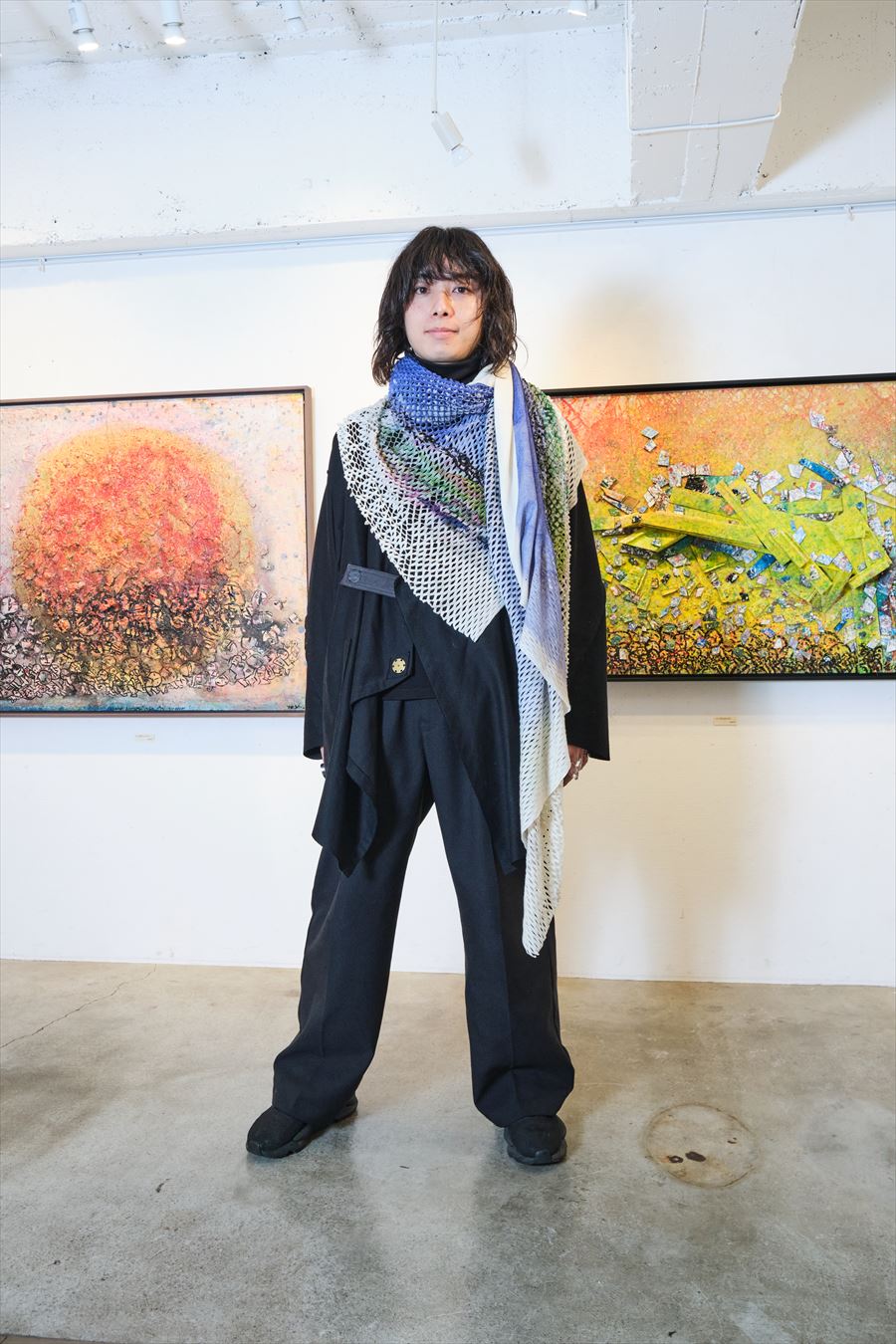 PLAIN CORNICE STOLE［WOOL］YOSHIO NAKAJIMA