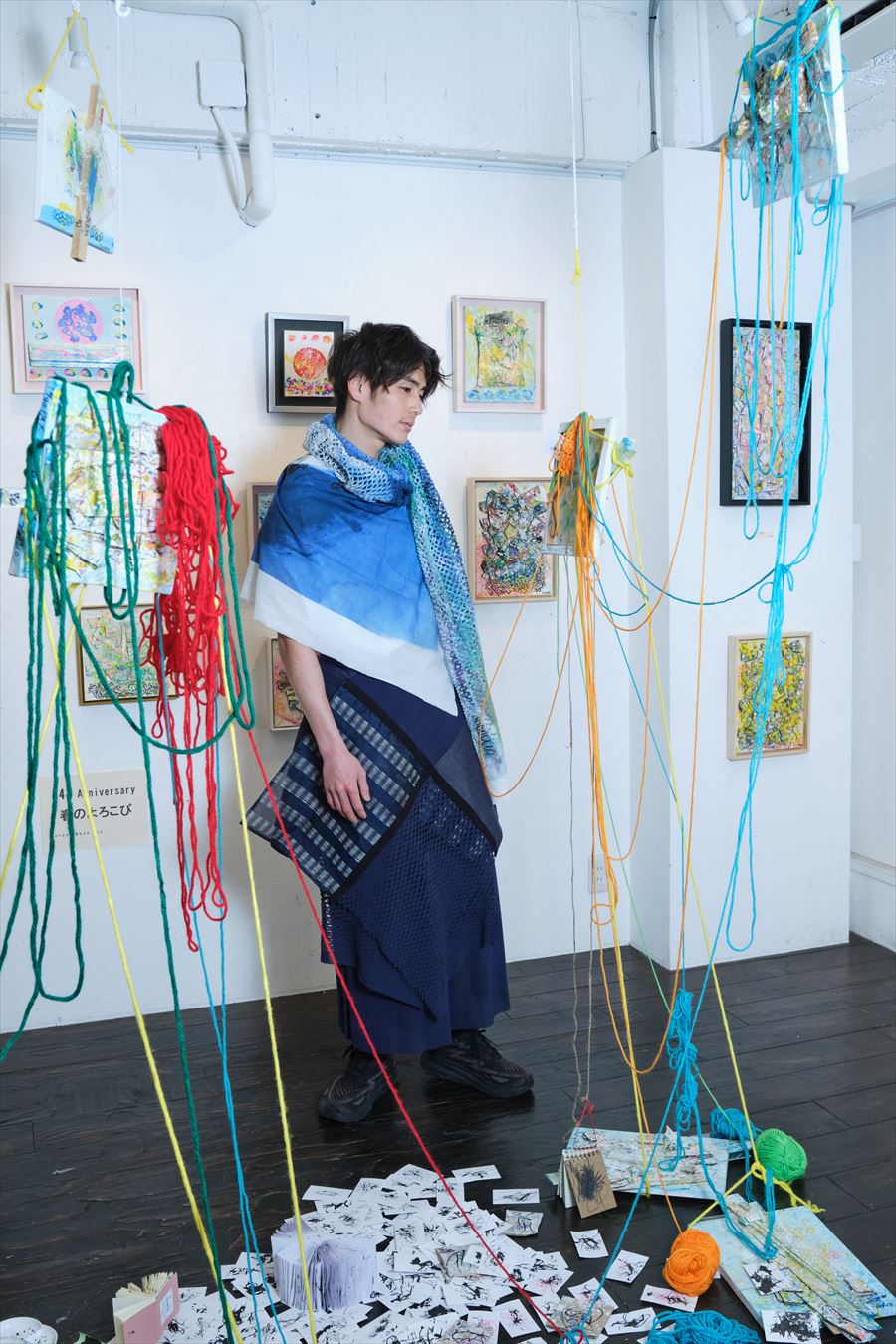 PLAIN CORNICE STOLE［COTTON］YOSHIO NAKAJIMA