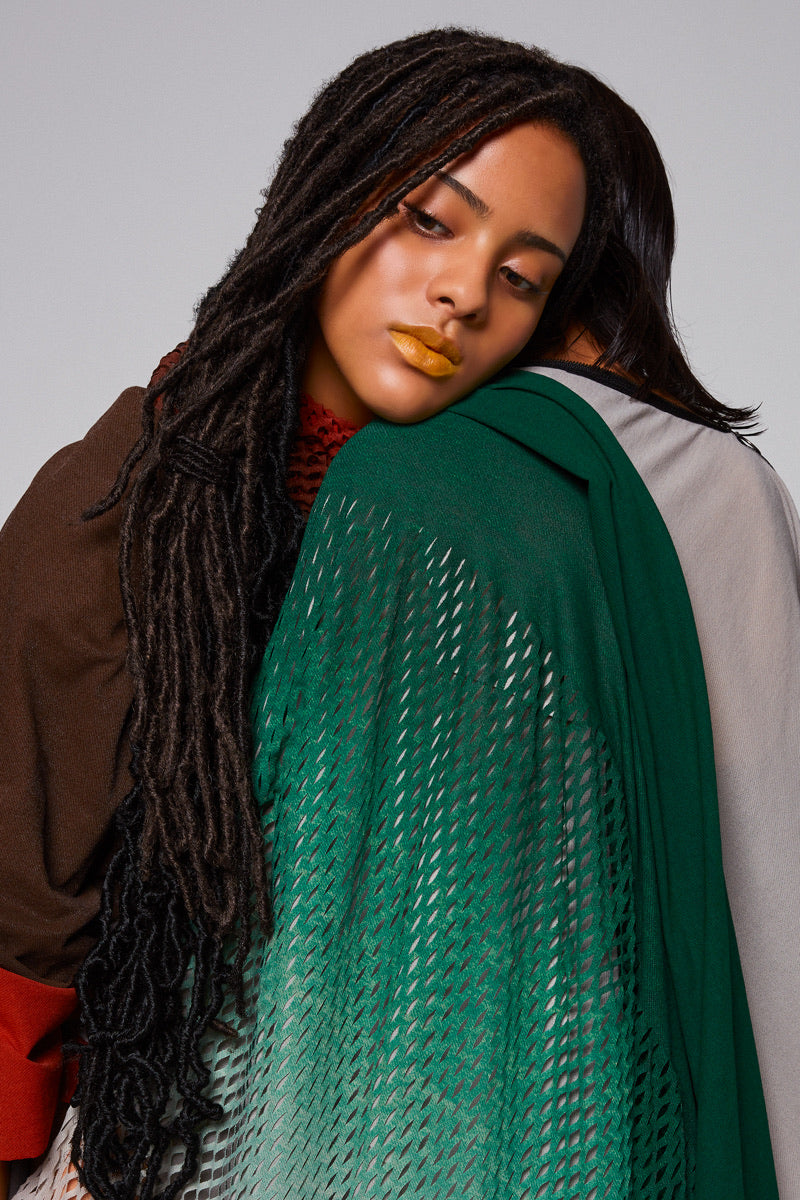 PLAIN CORNICE STOLE［COTTON］GRADATION