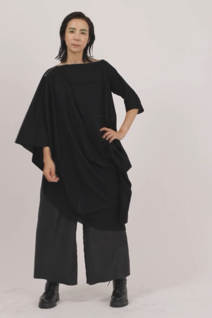 CROPPED SHOULDER ONE PIECE［WOOL］