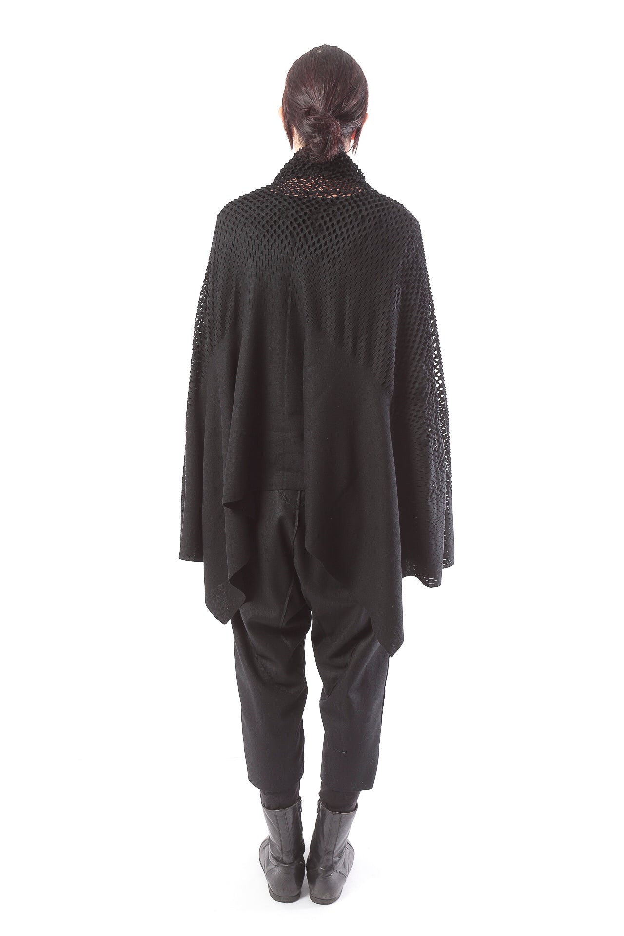 PLAIN CORNICE STOLE［WOOL］SOLID COLOR