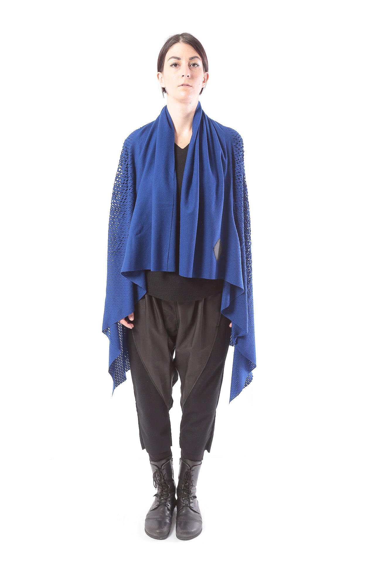 PLAIN CORNICE STOLE［WOOL］SOLID COLOR