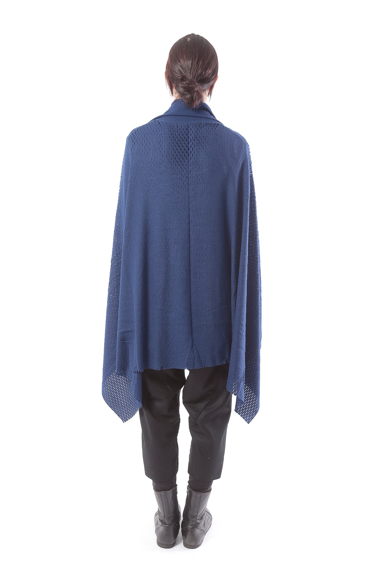 PLAIN CORNICE STOLE［WOOL］SOLID COLOR