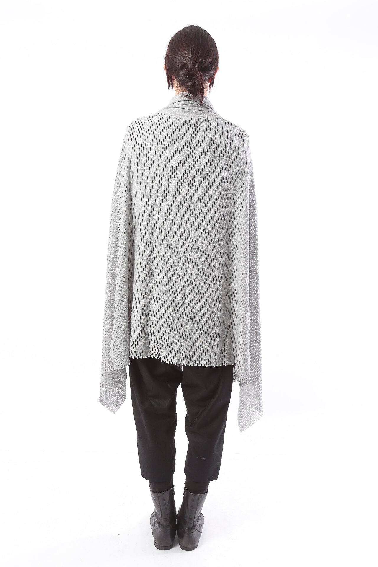 PLAIN CORNICE STOLE［WOOL］SOLID COLOR