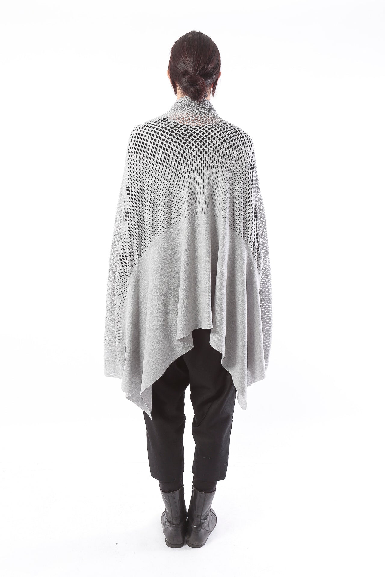 PLAIN CORNICE STOLE［WOOL］SOLID COLOR
