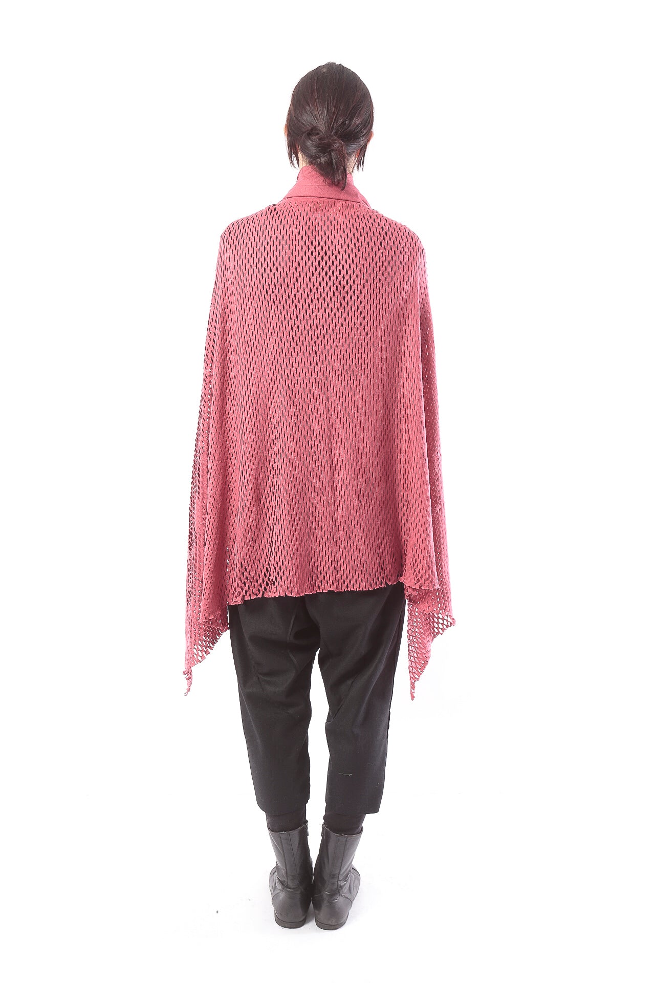 PLAIN CORNICE STOLE［WOOL］SOLID COLOR