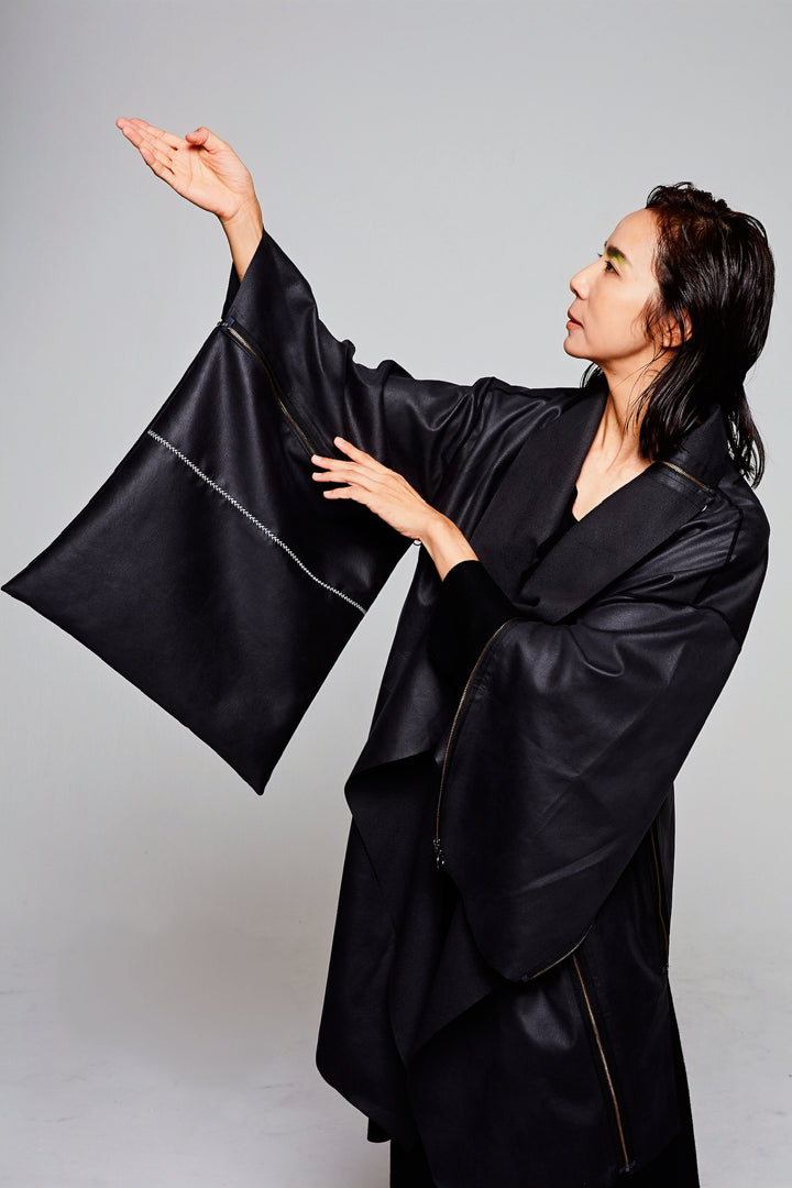 COAT STOLE + CUSHION COVER (KIMONO SLEEVE)-ONE OF A KIND