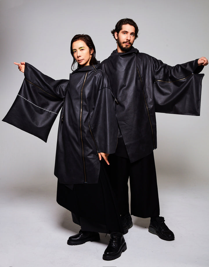 COAT STOLE + CUSHION COVER (KIMONO SLEEVE)-ONE OF A KIND