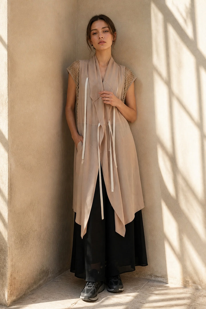 DRESS GILLET［COTTON］LACE