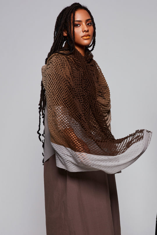 PLAIN CORNICE STOLE［COTTON］GRADATION