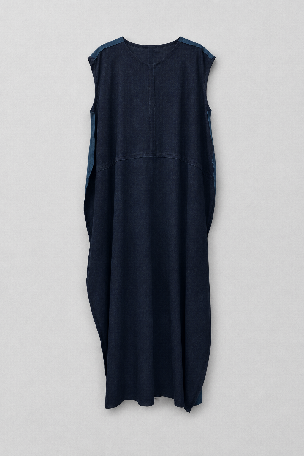 BALLOON ONE PIECE［COTTON］HAND PAINTED PRINT NO SLEEVE