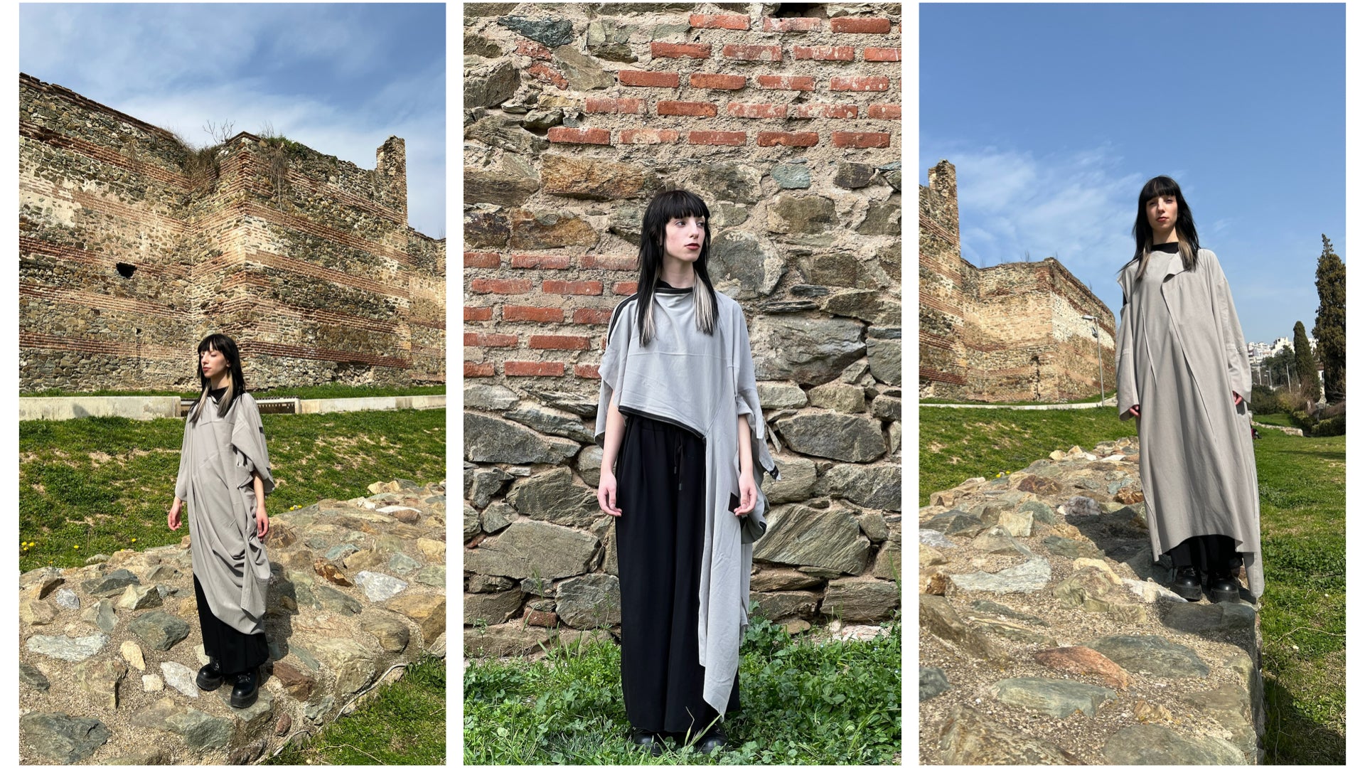 MIHAIL GIKNIS aoyama ストール 着るアート PLAIN CORNICE STOLE | ミハイルギニスアオヤマ｜着るアート