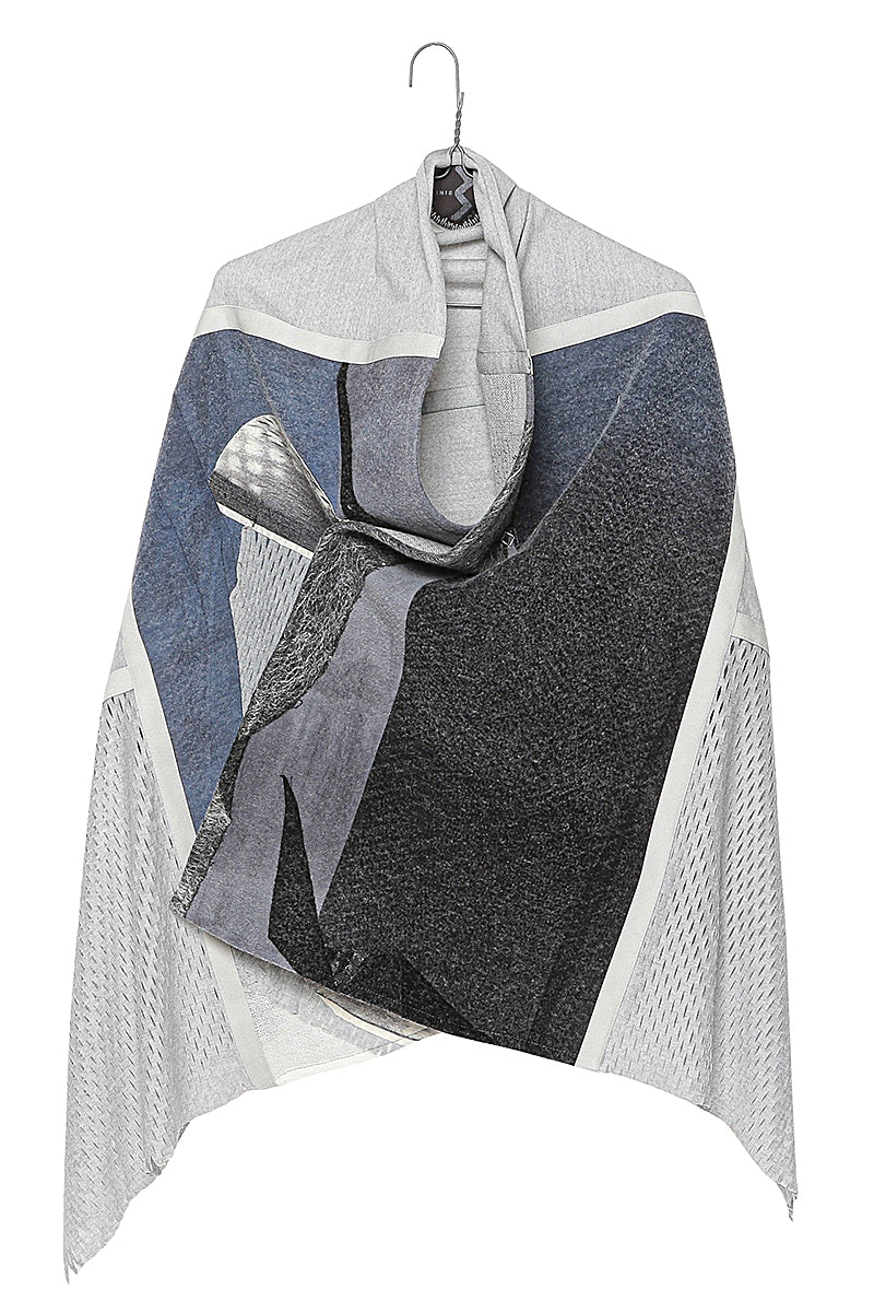 ANGEL STOLE［WOOL］ZERO WASTE - ONE OF A KIND