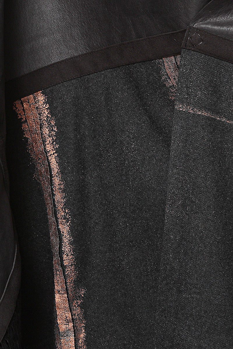 ANGEL STOLE［Ultrasuede® NU × WOOL］BLONZE PAINTED