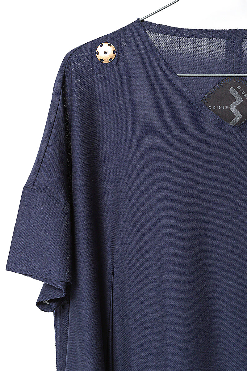 ZIP ONE PIECE［COTTON］HALF SLEEVE