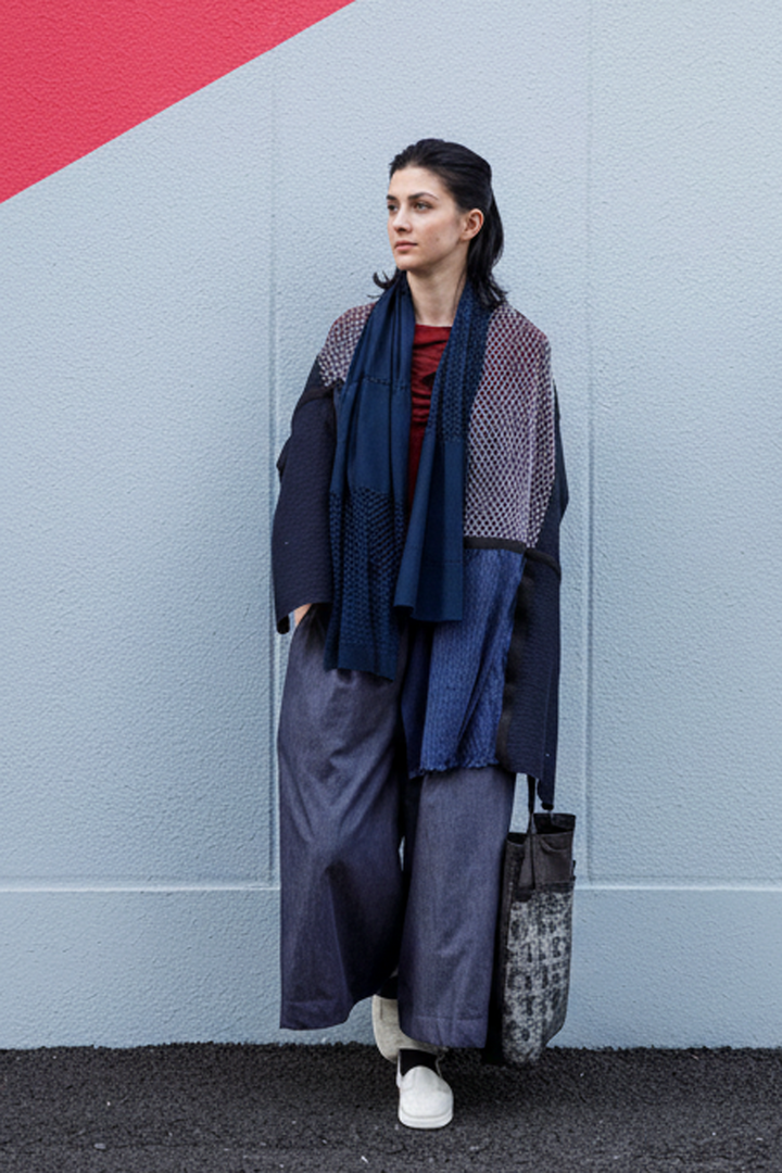 WABI CORNICE SCARF［COTTON］