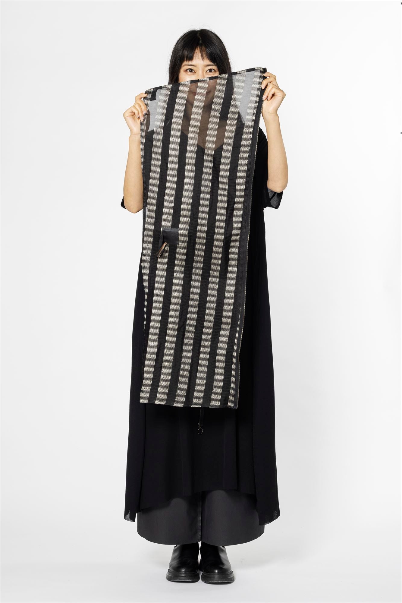 ZIP ONE PIECE［COTTON］HALF SLEEVE