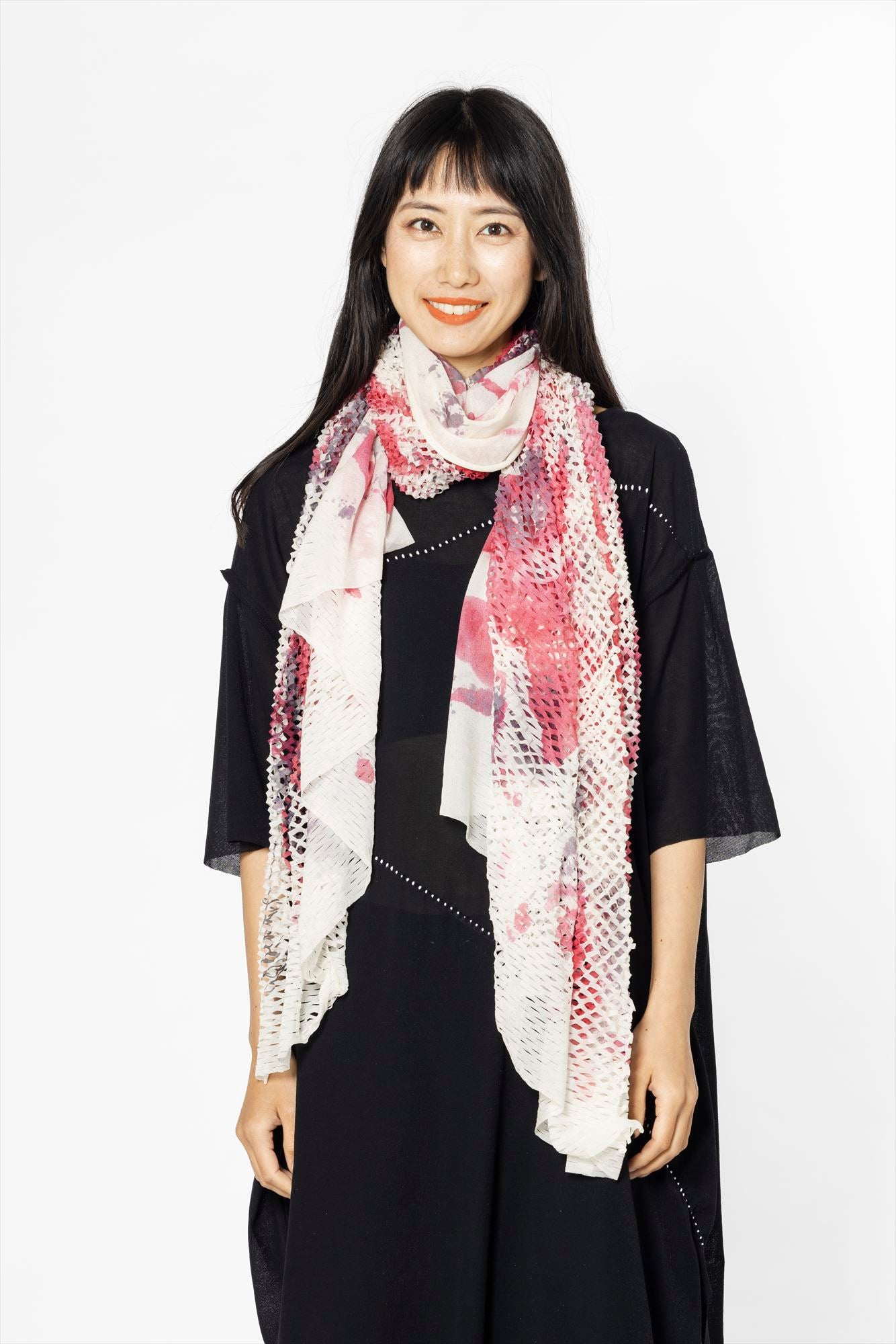 PLAIN CORNICE STOLE［SILK］