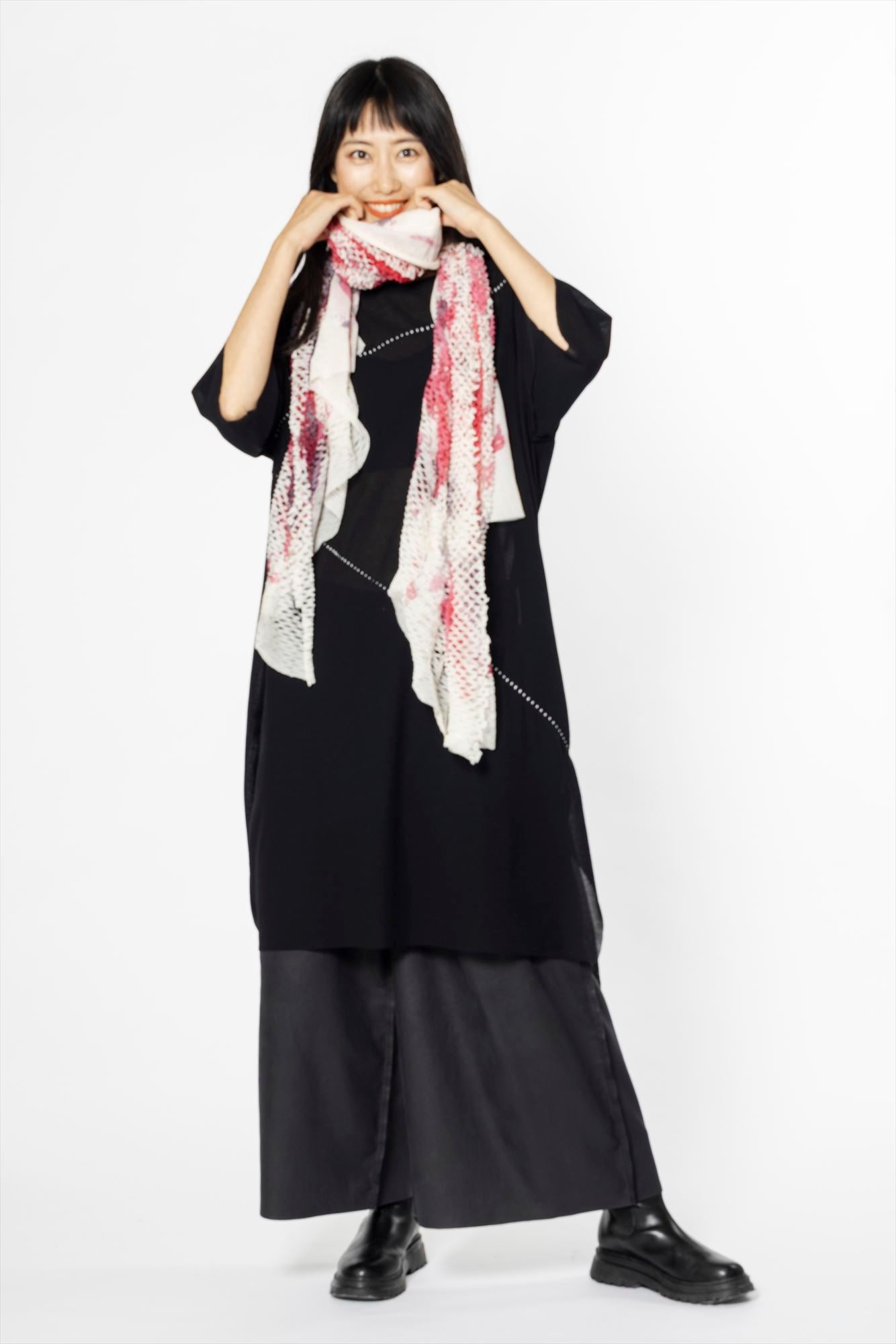 PLAIN CORNICE STOLE［SILK］