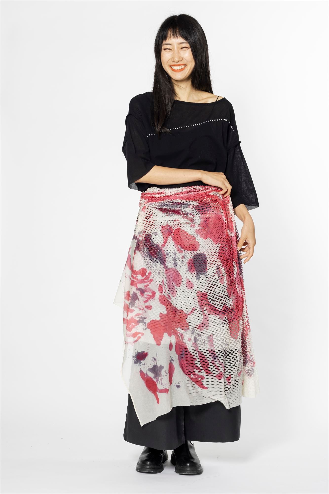 PLAIN CORNICE STOLE［SILK］