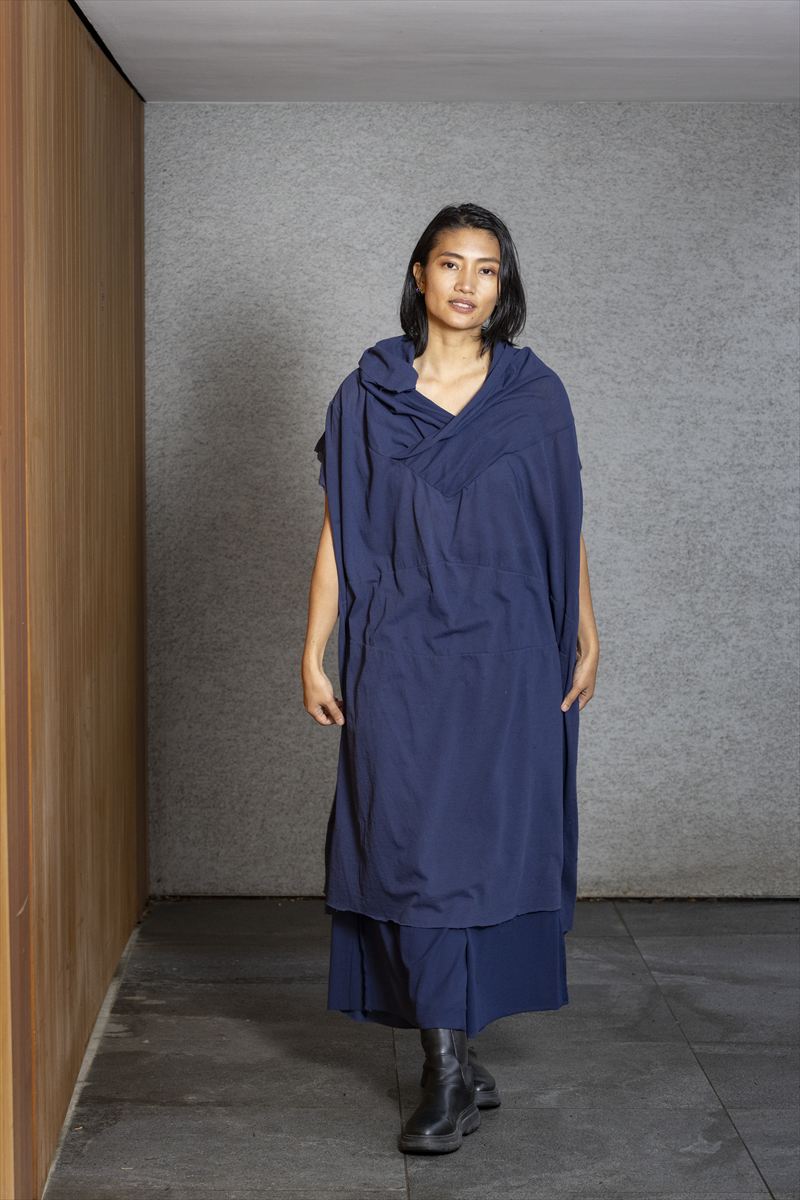 3 WAYS HOODED ONE PIECE［COTTON］SOLID COLOR