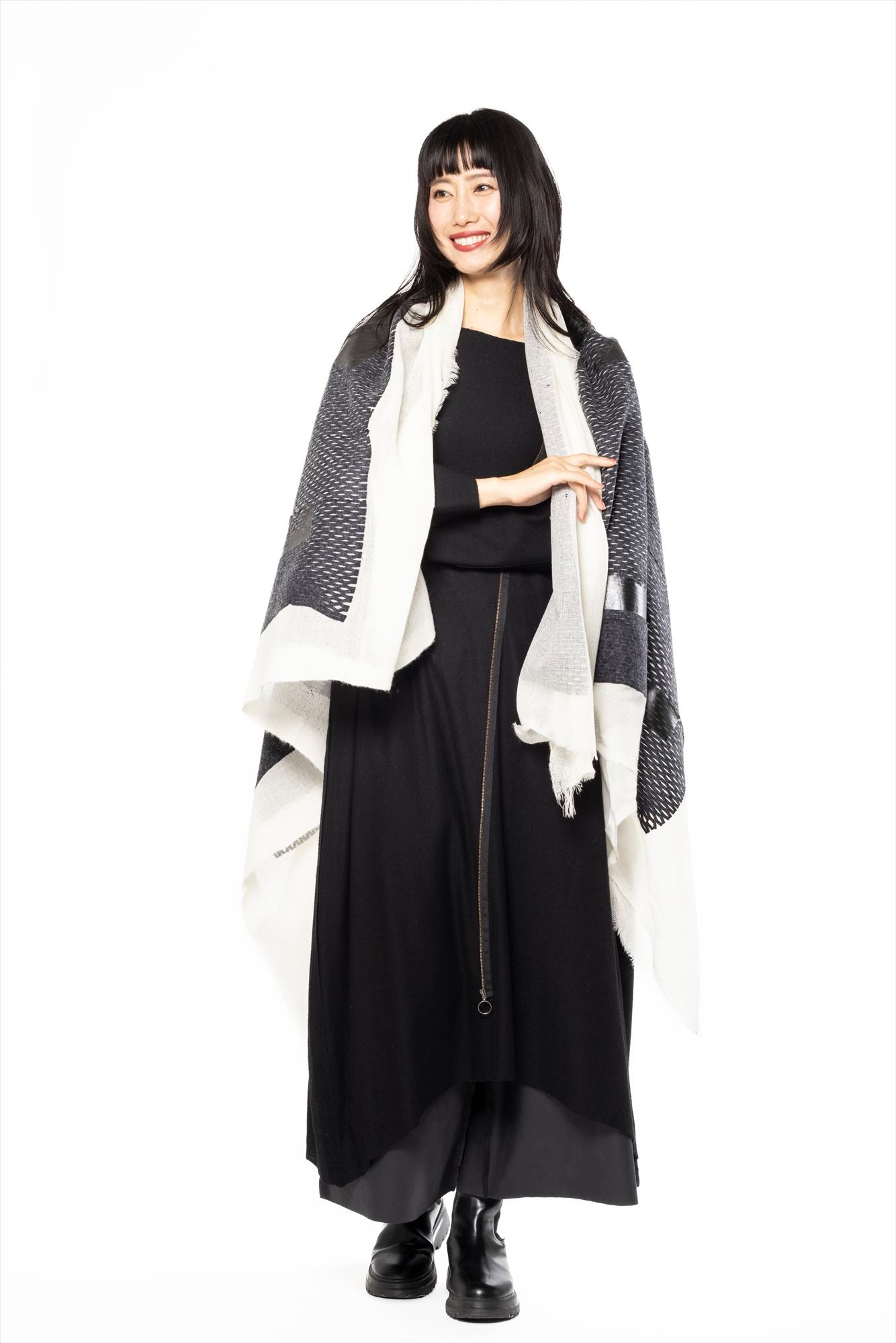 BIG SHAWL［WOOL］KABUKU