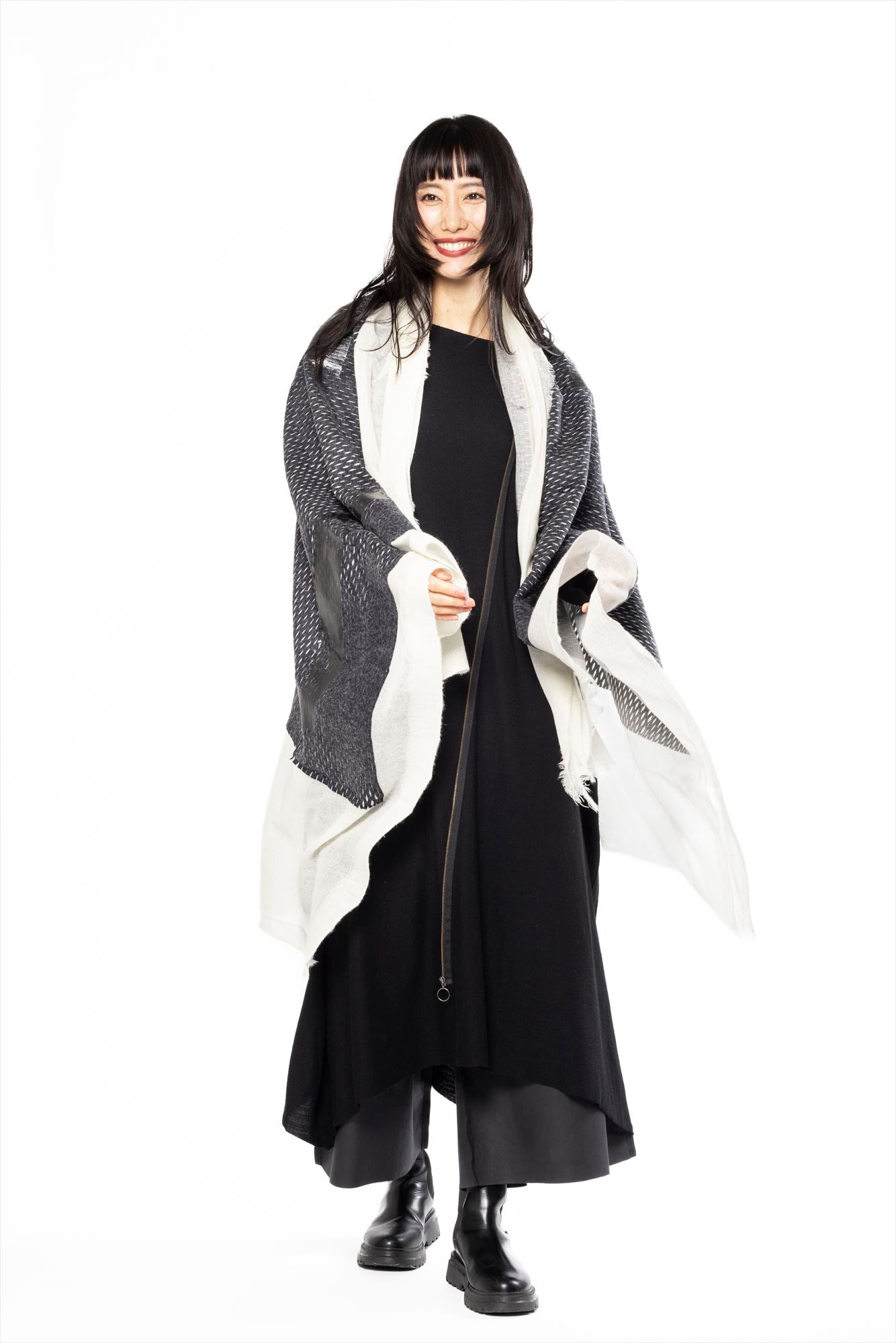 BIG SHAWL［WOOL］KABUKU