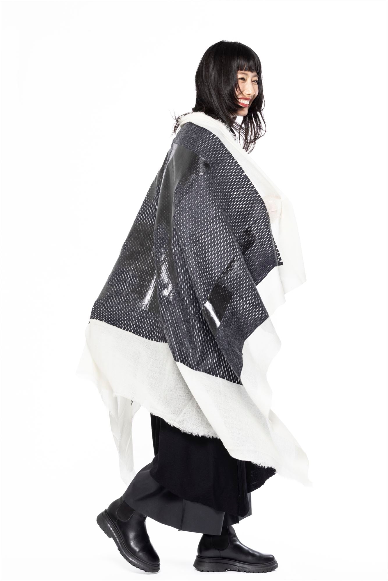 BIG SHAWL［WOOL］KABUKU