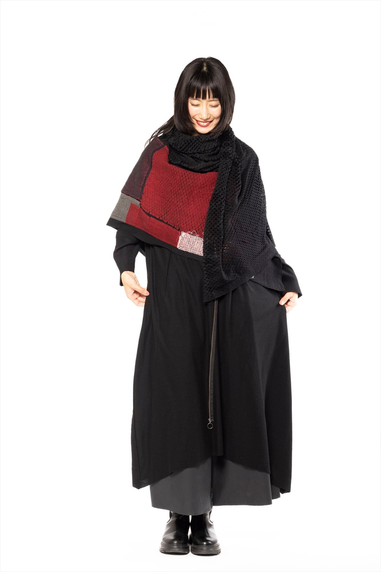PLAIN CORNICE STOLE［WOOL］PATCHWORK