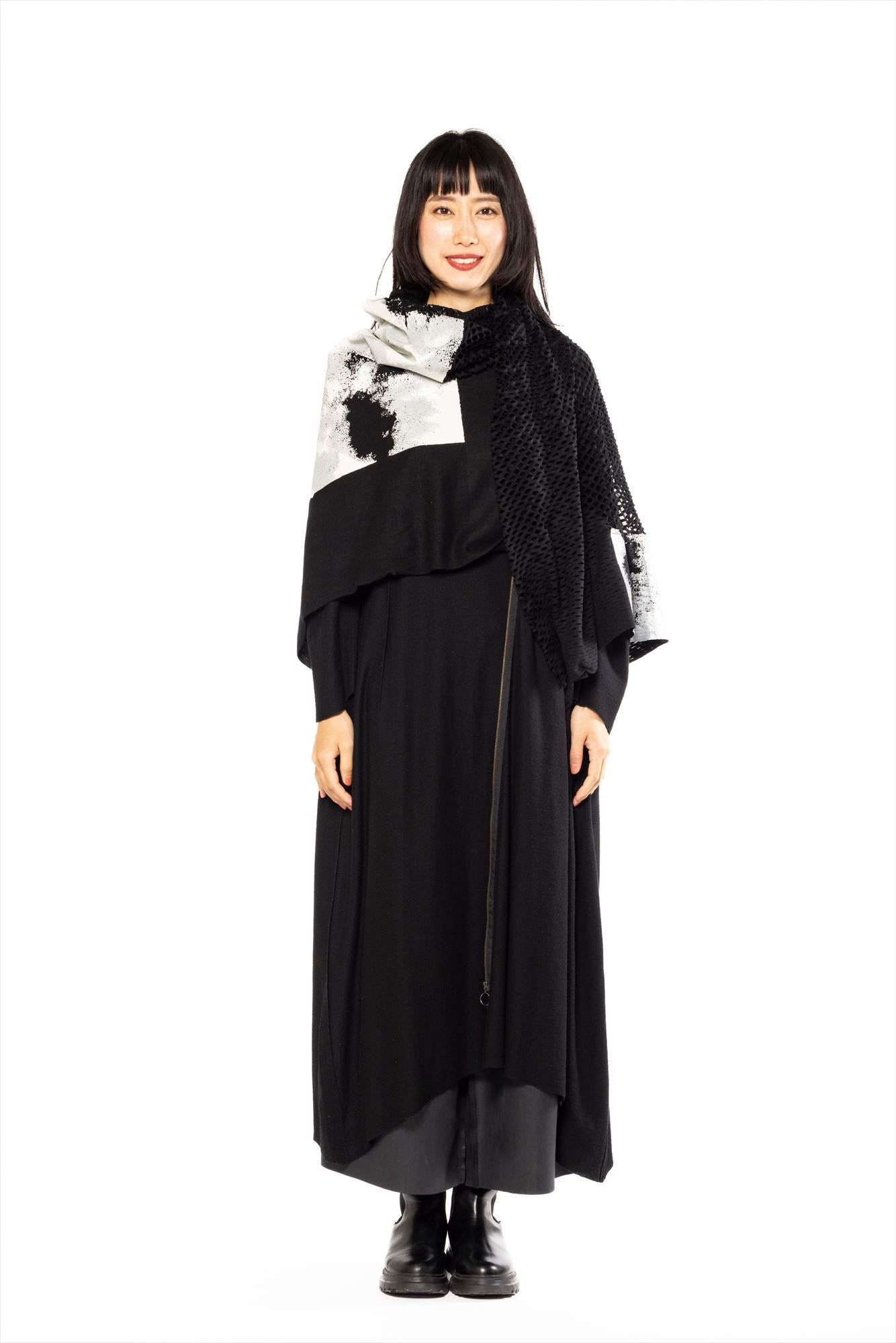 PLAIN CORNICE STOLE［WOOL］KABUKU
