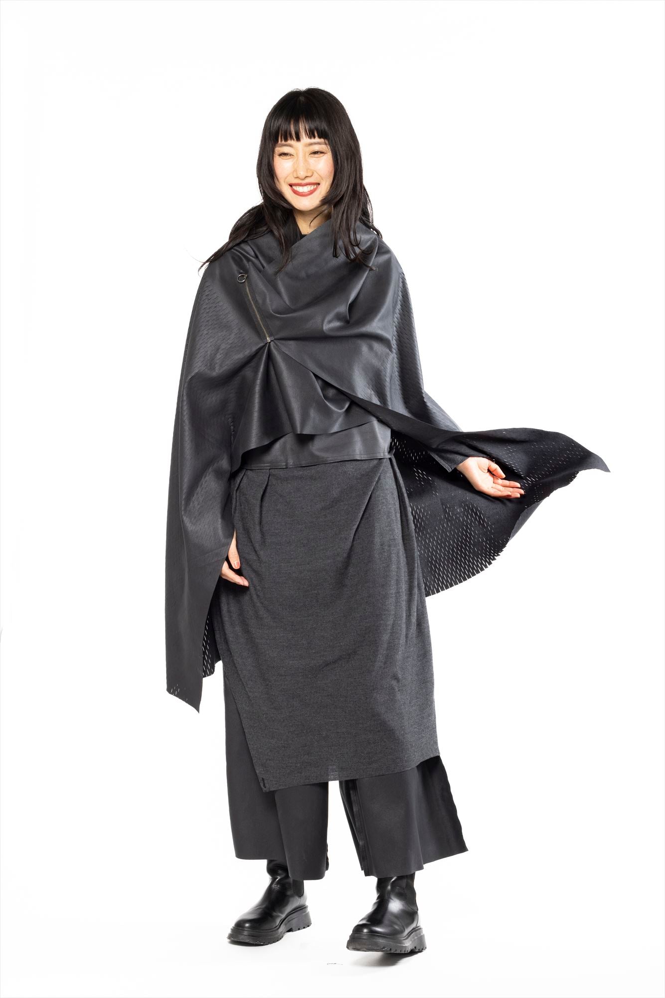 PLAIN CORNICE STOLE［Ultrasuede®］NU