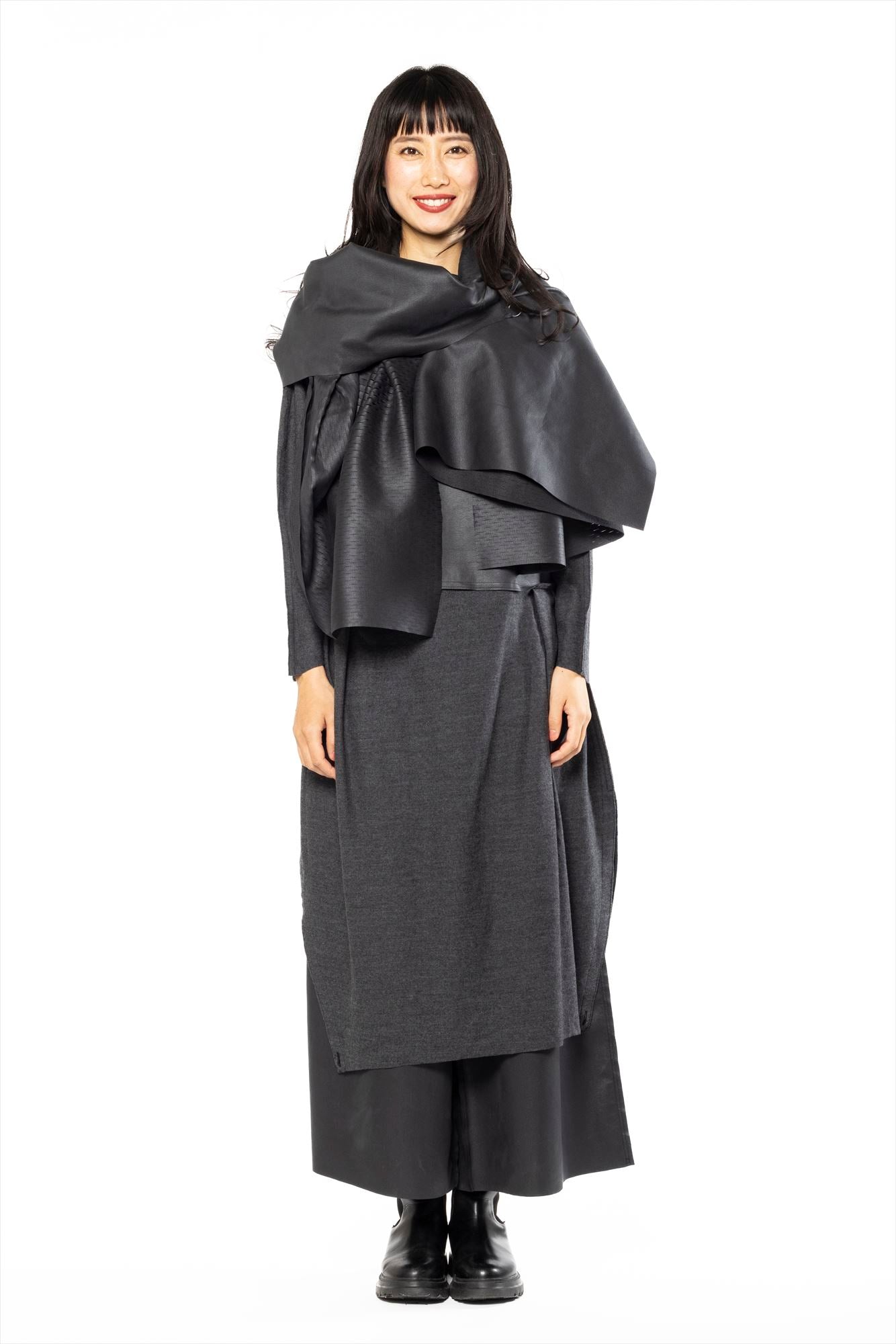 PLAIN CORNICE STOLE［Ultrasuede®］NU