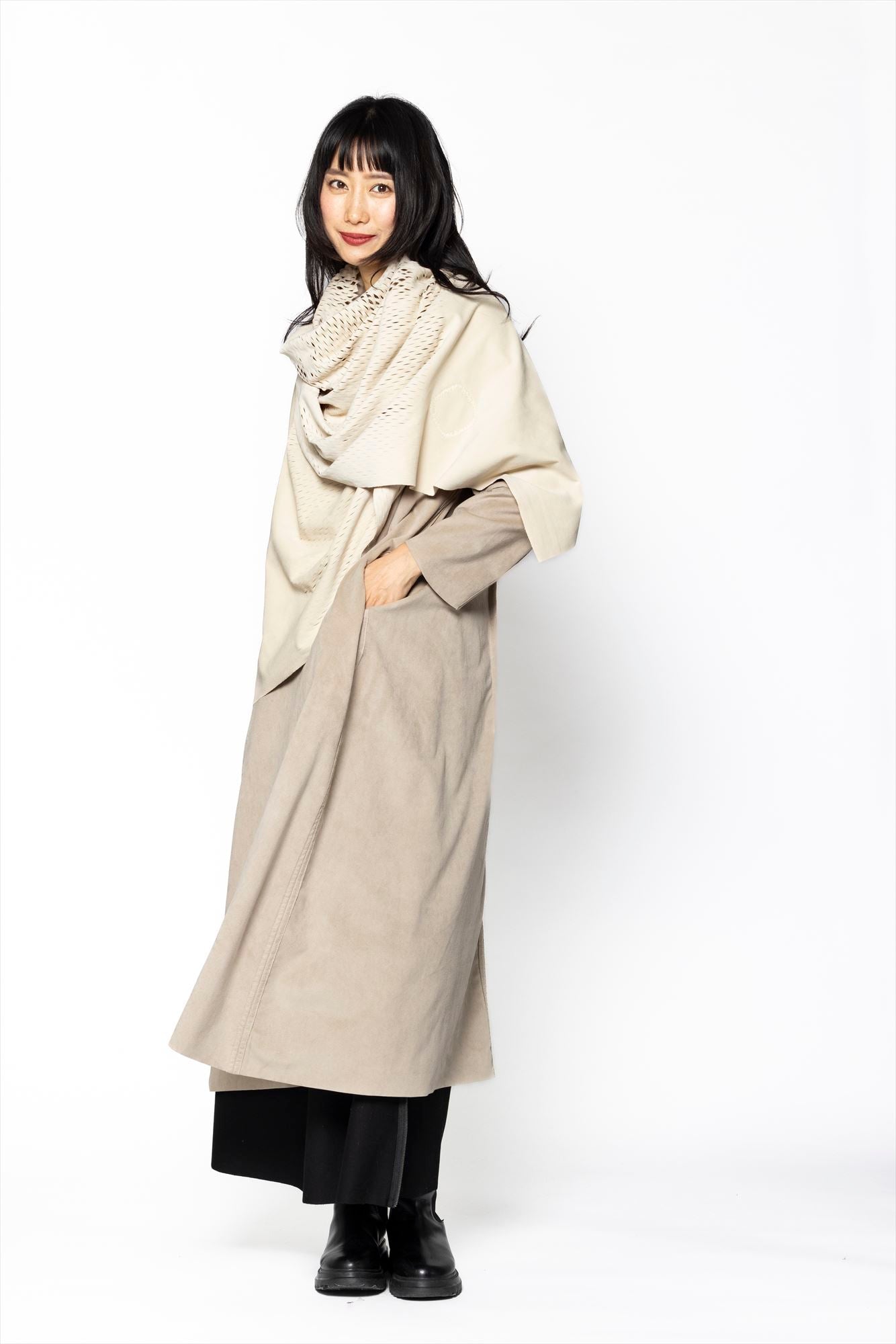 PLAIN CORNICE STOLE［Ultrasuede®］LX